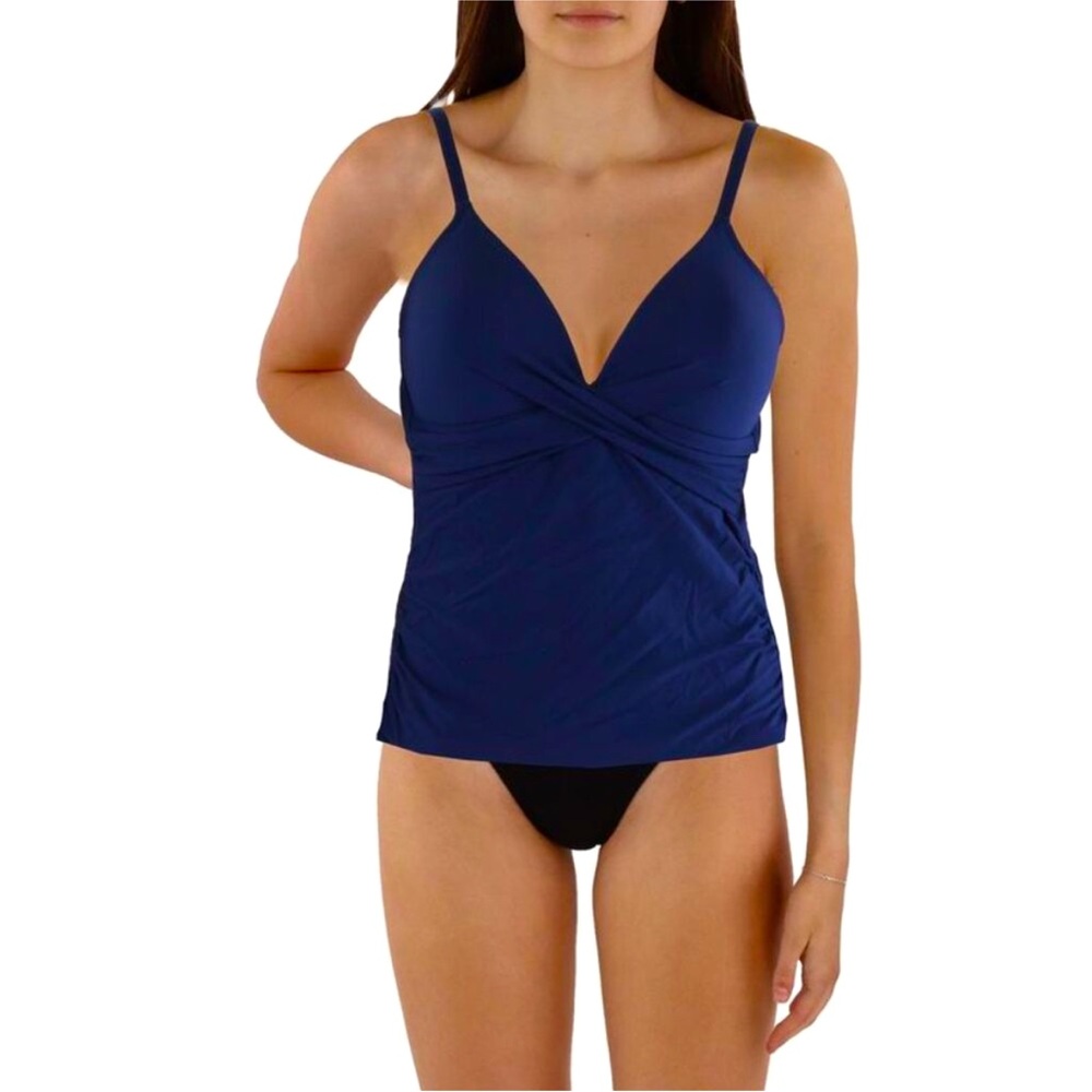 Women’s XXL tankini Apt 9 nwot navy tankini top